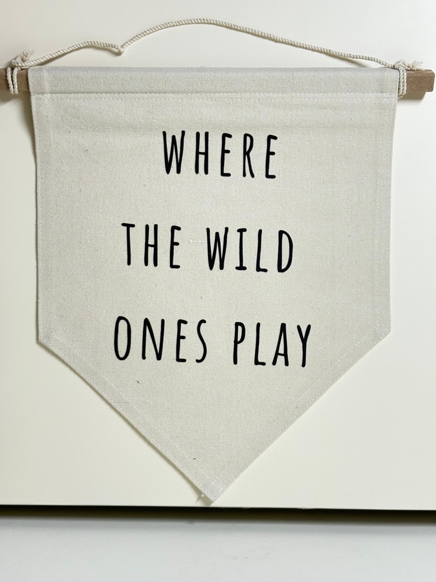 Where The Wild Ones Play - Canvas Wall Hanging