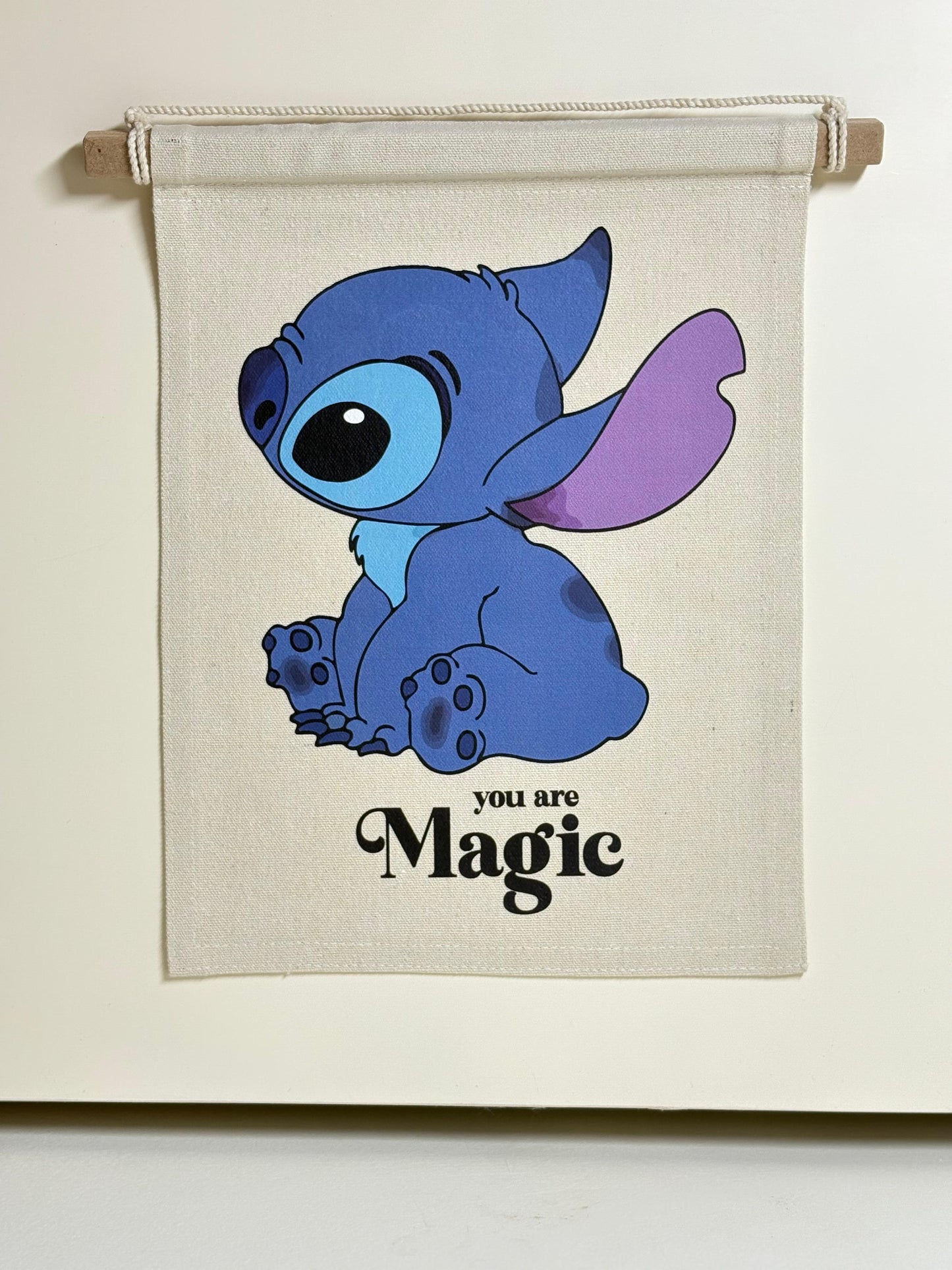 Stitch ( You Are Magic ) - Canvas Wall Hanging