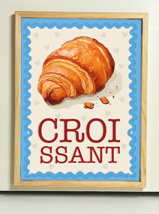Croissant- Wooden Frame