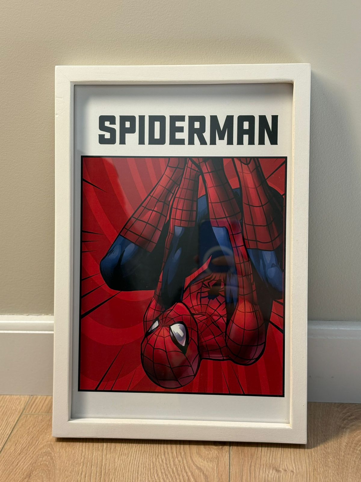 Spider Man - Wall Wooden Frame