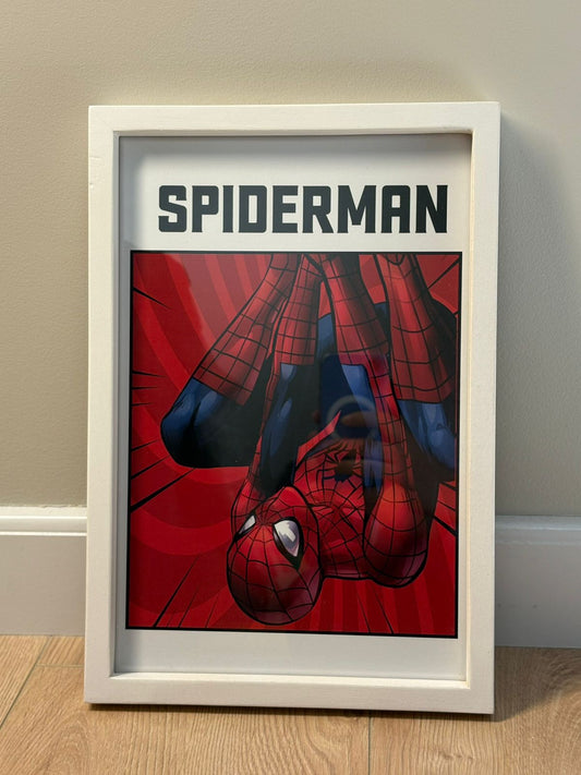Spider Man - Wall Wooden Frame
