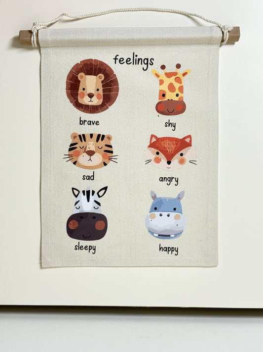 Feelings - Canvas Wall Hanging