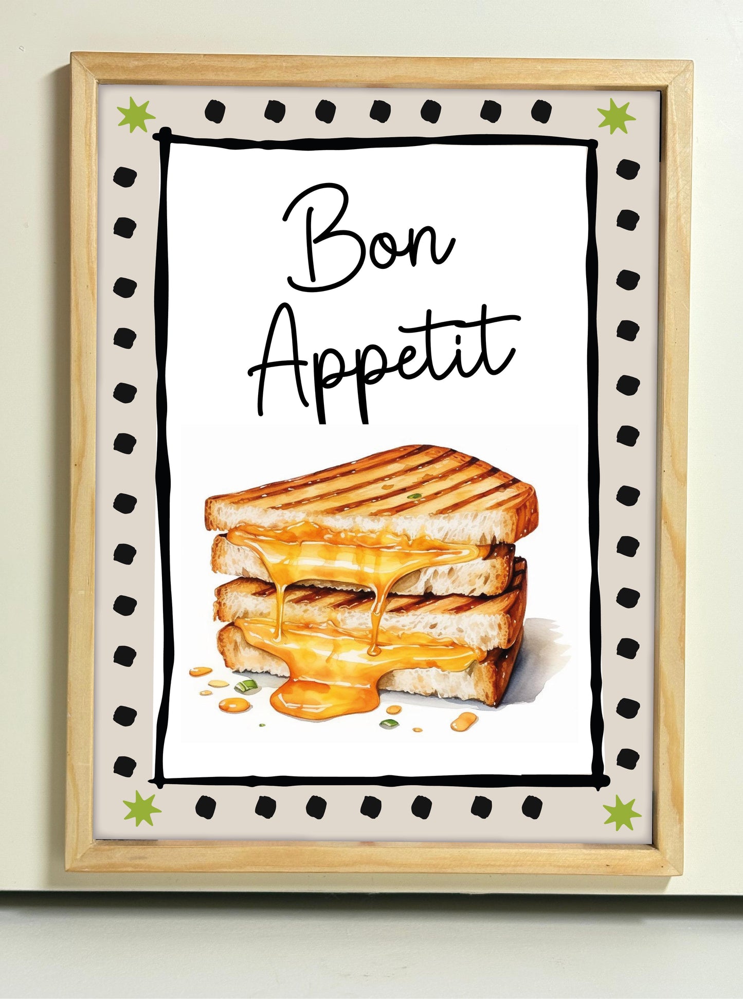 Bon Appetit - Wooden Frame