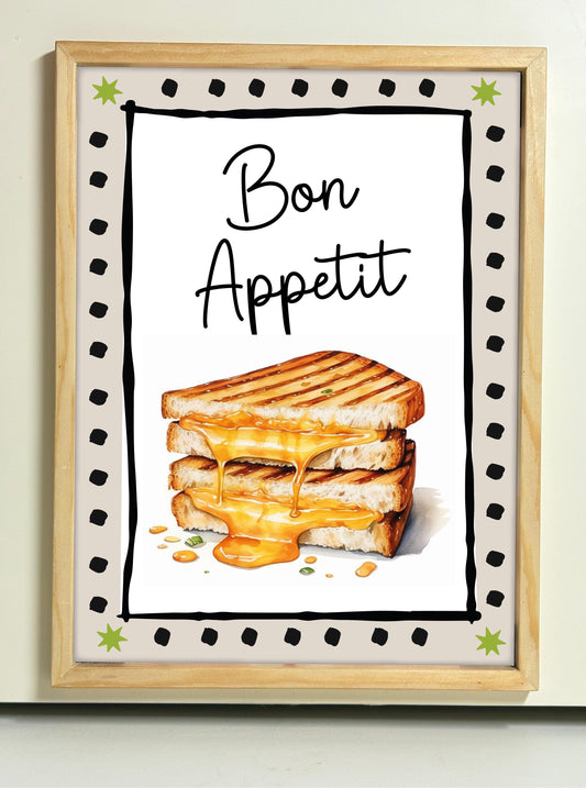 Bon Appetit - Wooden Frame