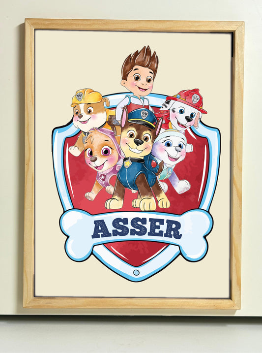 Paw Patrol - Wooden Frame