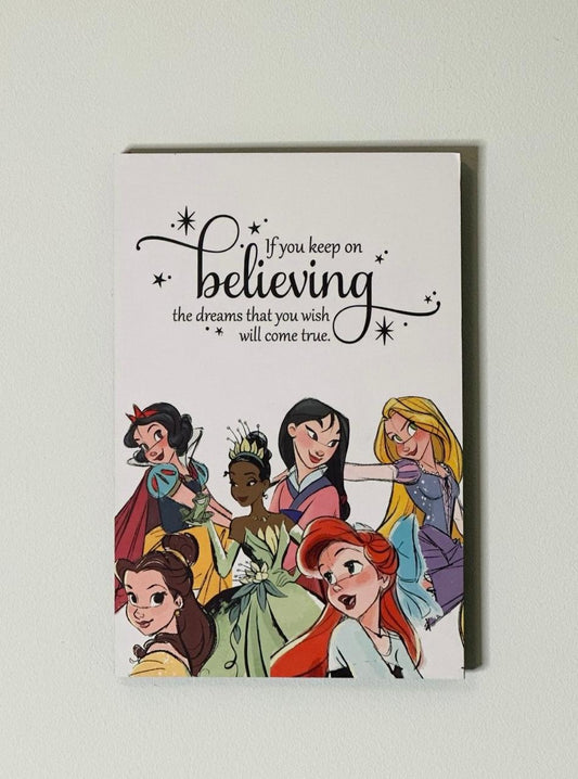 Princesses - Wooden Canvas